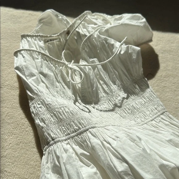 Doen Quinn Dress White Salt XS - threedaughtersproperties.com